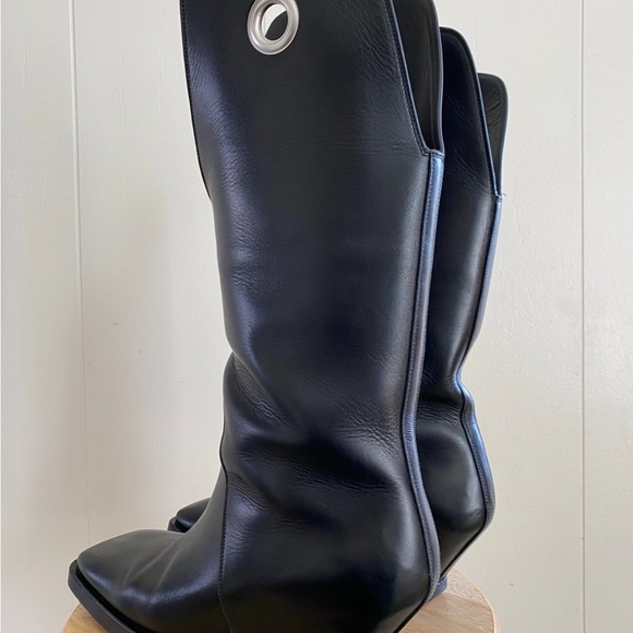 RICK OWENS Eyelet-Detail Men’s Boots size 42 - Picture 3 of 8